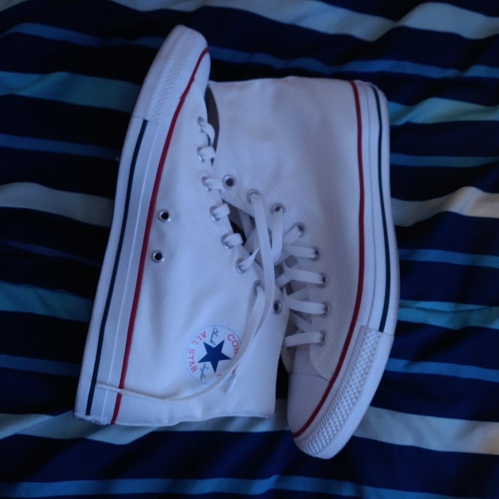 White converse high top